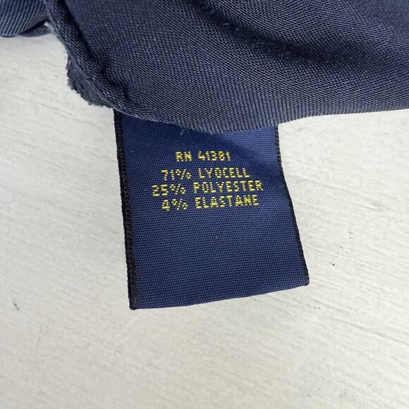 Polo Ralph Lauren Utility Cargo Jogger Pants Men Large Navy Lightweight Outdoor - Picture 9 of 14